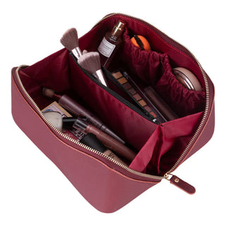 Bouletta Makeup Bag Ella Leather Makeup Bag Premium Koruma