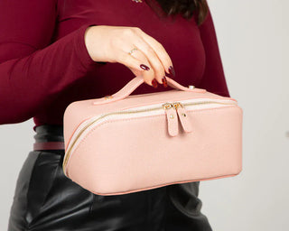 Bouletta Makeup Bag Ella Leather Makeup Bag Premium Koruma