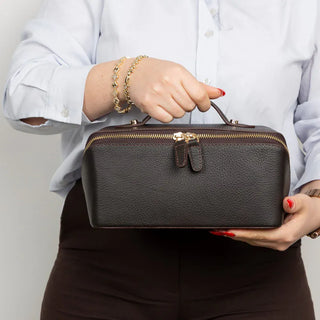 Bouletta Makeup Bag Ella Leather Makeup Bag Premium Koruma