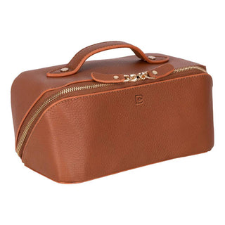 Bouletta Makeup Bag Caramel Ella Leather Makeup Bag Premium Koruma