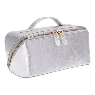 Bouletta Makeup Bag Titanium Ella Leather Makeup Bag Premium Koruma