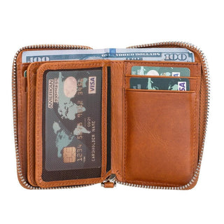 Bouletta Wallet Elvis Leather Zipper Wallet Premium Koruma