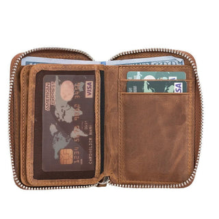 Bouletta Wallet Elvis Leather Zipper Wallet Premium Koruma