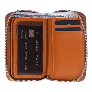 Bouletta Wallet Elvis Leather Zipper Wallet Premium Koruma