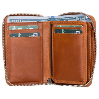 Bouletta Wallet Elvis Leather Zipper Wallet Premium Koruma