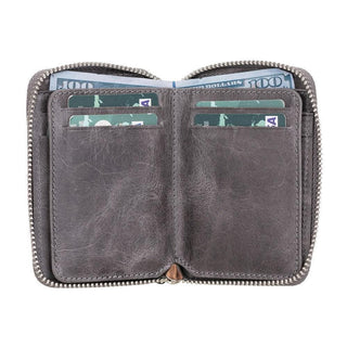 Bouletta Wallet Elvis Leather Zipper Wallet Premium Koruma