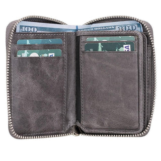 Bouletta Wallet Elvis Leather Zipper Wallet Premium Koruma