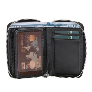 Bouletta Wallet Elvis Leather Zipper Wallet Premium Koruma