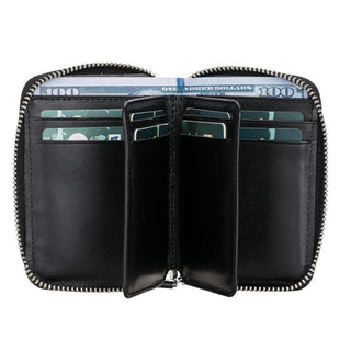 Bouletta Wallet Elvis Leather Zipper Wallet Premium Koruma
