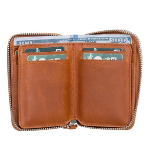 Bouletta Wallet Elvis Leather Zipper Wallet Premium Koruma