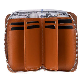 Bouletta Wallet Elvis Leather Zipper Wallet Premium Koruma