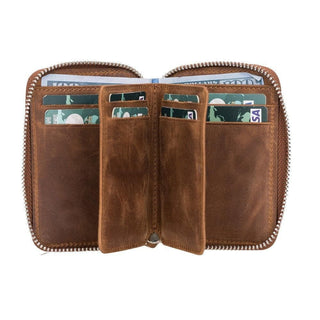 Bouletta Wallet Elvis Leather Zipper Wallet Premium Koruma