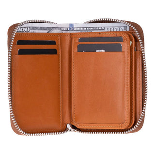 Bouletta Wallet Elvis Leather Zipper Wallet Premium Koruma