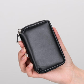 Bouletta Wallet Black Elvis Leather Zipper Wallet Premium Koruma