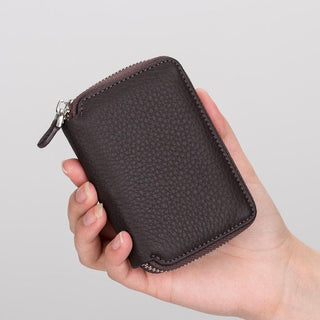 Bouletta Wallet Pebble Pink Elvis Leather Zipper Wallet Premium Koruma