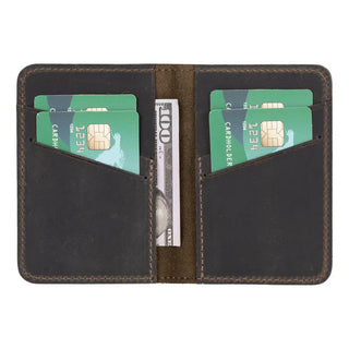 Bouletta Card Holder Dark Mocha Enrico Leather Card Holder Premium Koruma