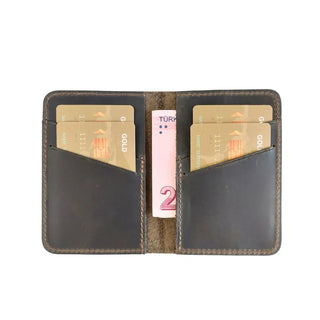 Bouletta Card Holder Dark Orange Enrico Leather Card Holder Premium Koruma