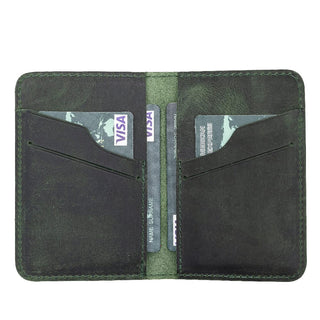 Bouletta Card Holder Forest Green Enrico Leather Card Holder Premium Koruma