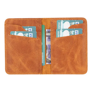 Bouletta Card Holder Golden Tan Enrico Leather Card Holder Premium Koruma