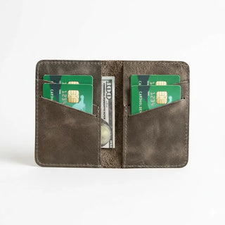 Bouletta Card Holder Gray Enrico Leather Card Holder Premium Koruma
