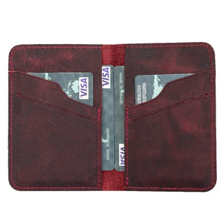 Bouletta Card Holder Raisin Enrico Leather Card Holder Premium Koruma