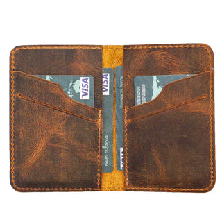 Bouletta Card Holder Saddle Brown Enrico Leather Card Holder Premium Koruma