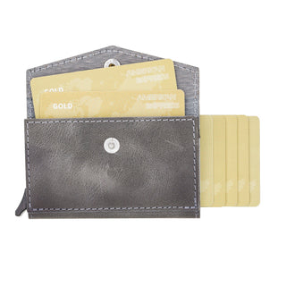 Bouletta Card Holder Gray Envelope Mechanical Card Holder Premium Koruma