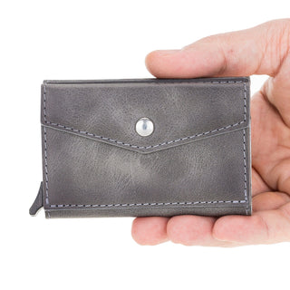 Bouletta Card Holder Gray Envelope Mechanical Card Holder Premium Koruma