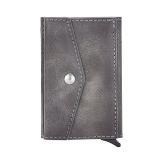 Bouletta Card Holder Gray Envelope Mechanical Card Holder Premium Koruma