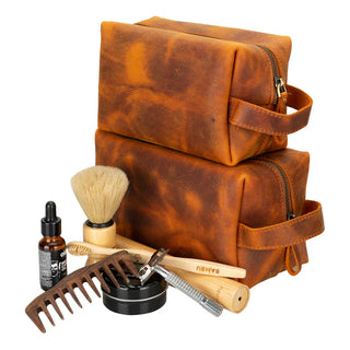 Bouletta Dopp Kit Eve Leather Dopp Kit, Large Premium Koruma