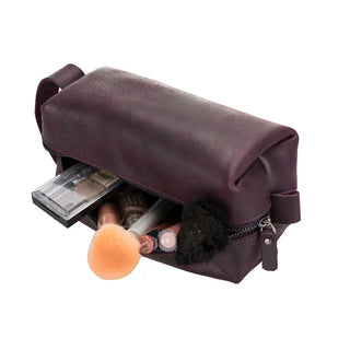 Bouletta Dopp Kit Sandy Purple Eve Leather Dopp Kit, Medium Premium Koruma