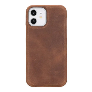 Bouletta Phone Case Saddle Brown F360 iPhone 12 Pro / iPhone 12 Leather Cover Premium Koruma