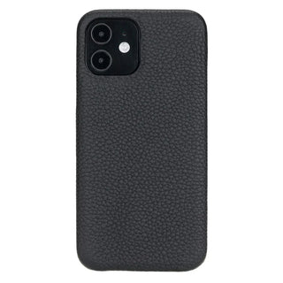 Bouletta Phone Case Shadow Black F360 iPhone 12 Pro / iPhone 12 Leather Cover Premium Koruma