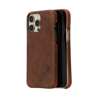 Bouletta Phone Case Saddle Brown F360 iPhone 16 Pro Leather Case Premium Koruma