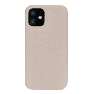 Bouletta Phone Case Beige F360 Leather iPhone 12 Mini Cover Premium Koruma