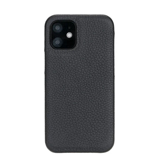 Bouletta Phone Case Shadow Black F360 Leather iPhone 12 Mini Cover Premium Koruma