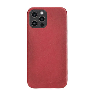Bouletta Phone Case Red F360 Leather iPhone 12 Pro Max Cover Premium Koruma