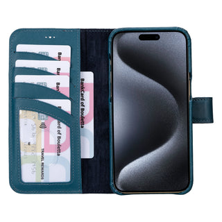 Bouletta Phone Case F360 Magic Leather iPhone 16 Pro Detachable Wallet Case Premium Koruma