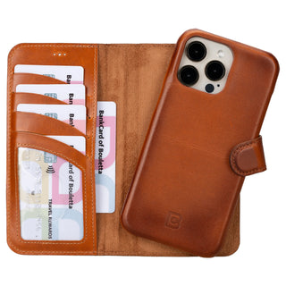Bouletta Phone Case F360 Magic Leather iPhone 16 Pro Detachable Wallet Case Premium Koruma