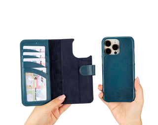 Bouletta Phone Case F360 Magic Leather iPhone 16 Pro Detachable Wallet Case Premium Koruma