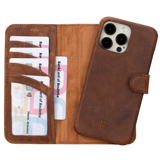 Bouletta Phone Case F360 Magic Leather iPhone 16 Pro Detachable Wallet Case Premium Koruma