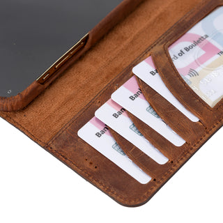 Bouletta Phone Case F360 Magic Leather iPhone 16 Pro Detachable Wallet Case Premium Koruma