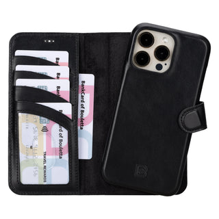 Bouletta Phone Case F360 Magic Leather iPhone 16 Pro Max Detachable Wallet Case Premium Koruma