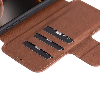 Bouletta Phone Case Firenze iPhone 16 Pro Leather Folio Case Premium Koruma