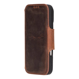 Bouletta Phone Case Firenze iPhone 16 Pro Max Leather Folio Case Premium Koruma