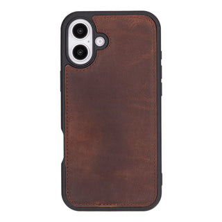Bouletta Phone Case Saddle Brown Flex Cover iPhone 16 Plus Leather Case Premium Koruma