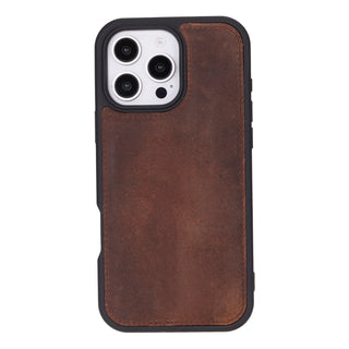 Bouletta Phone Case Saddle Brown Flex Cover iPhone 16 Pro Leather Case Premium Koruma