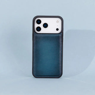 Bouletta Phone Case Blue Flex Cover iPhone 17 Pro Leather Case Premium Koruma