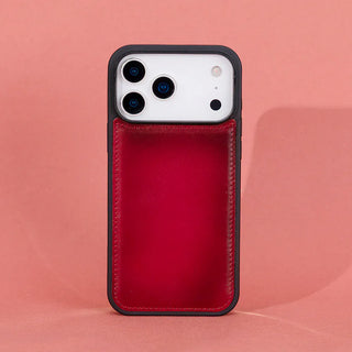 Bouletta Phone Case Red Flex Cover iPhone 17 Pro Leather Case Premium Koruma