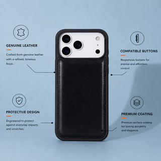 Bouletta Phone Case Flex Cover iPhone 17 Pro Max Leather Case Premium Koruma